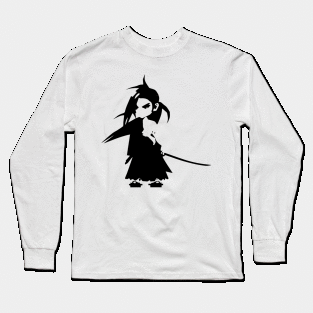 Sea Emperor minimal silhouette white Long Sleeve T-Shirt